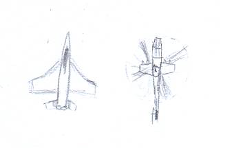 napravo Apache, nalevo mon Hornet